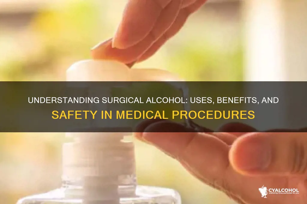 what is surgical alcohol