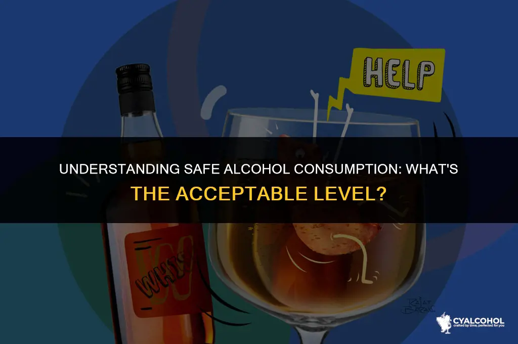 what is the acceptable alcohol level