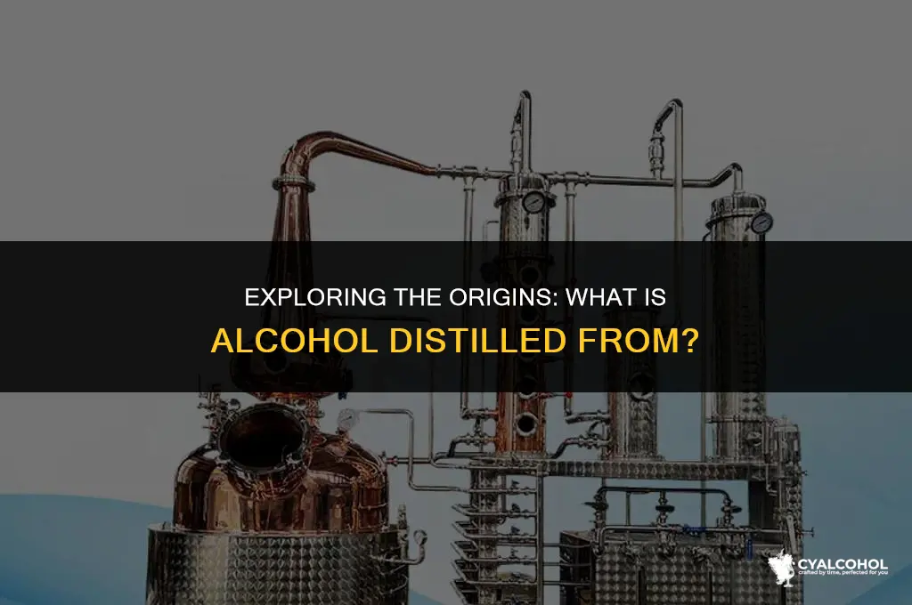 what is the alcohol distilled from