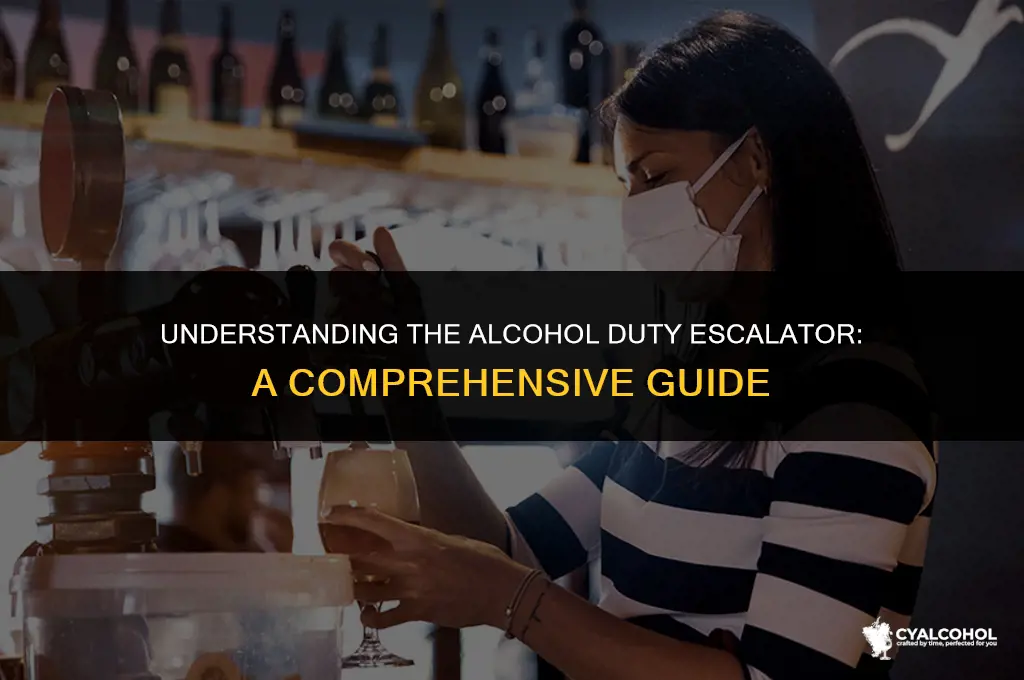 what is the alcohol duty escalator