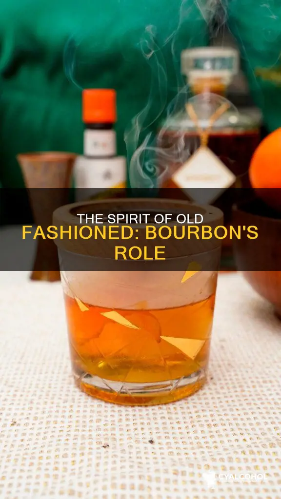what is the alcohol in an original old fashioned cocktail