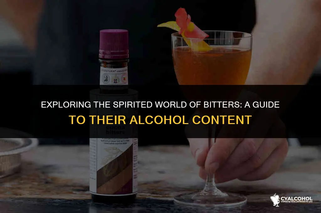 what is the alcohol in bitters