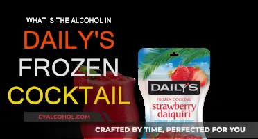 Daily's Frozen Cocktails: Alcohol Content and Calories