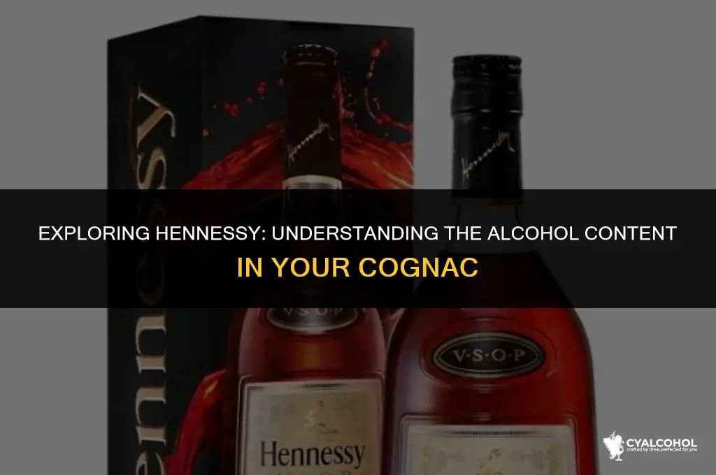 what is the alcohol in hennessy