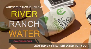 Alcohol Content in Lone River Ranch Water