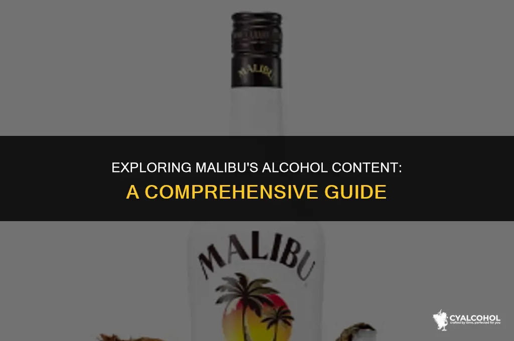 what is the alcohol in malibu