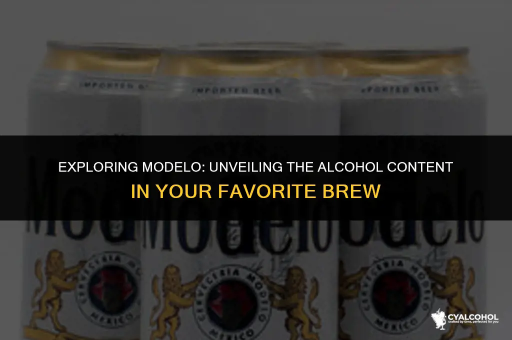 what is the alcohol in modelo