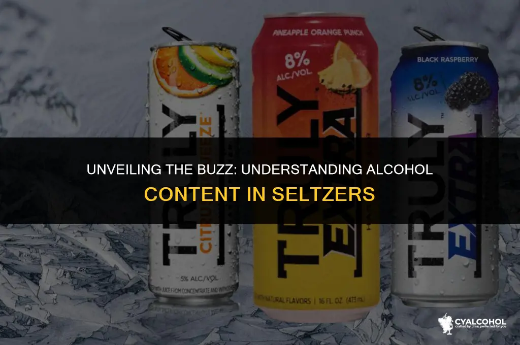 what is the alcohol in seltzers