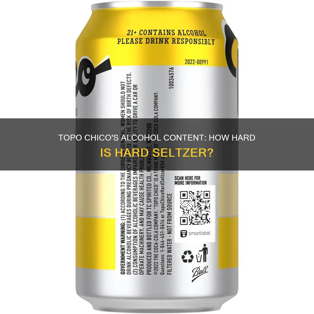 what is the alcohol in topo chico hard seltzer