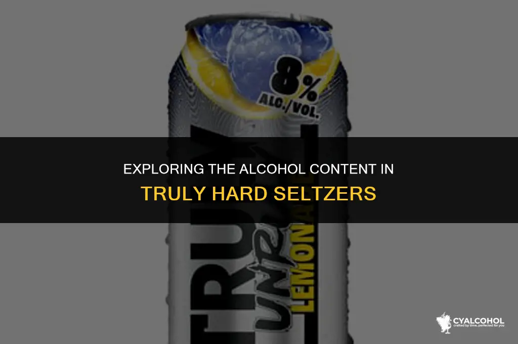 what is the alcohol in trulys