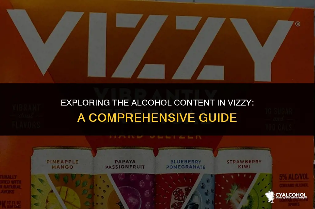 what is the alcohol in vizzy