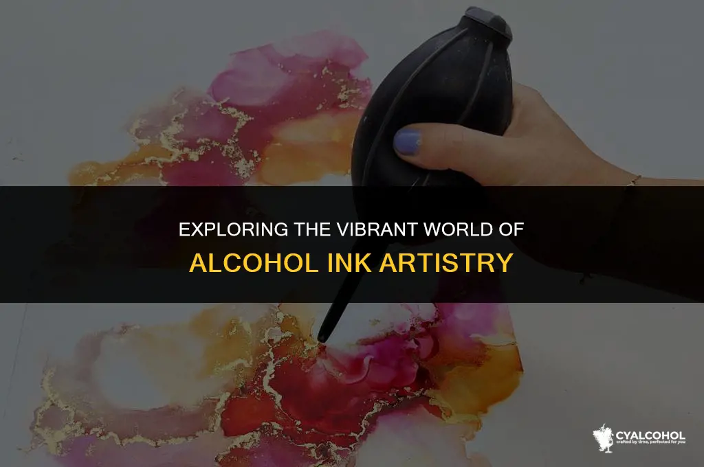 what is the alcohol ink art