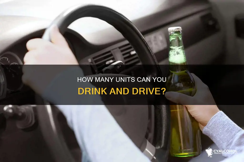 what is the alcohol limit for driving in units