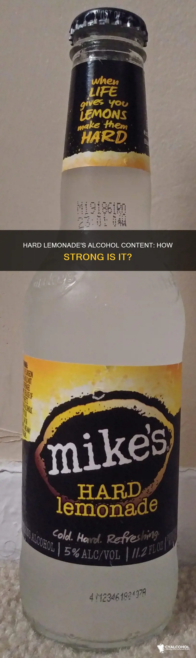what is the alcohol percent in mike