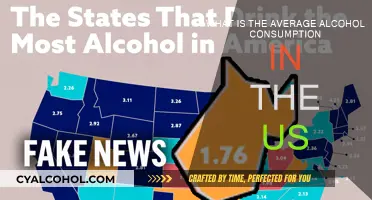 Alcohol Consumption in the US: Average Intake Rates
