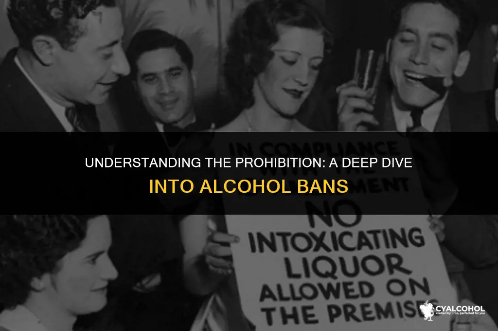 what is the ban on alcohol
