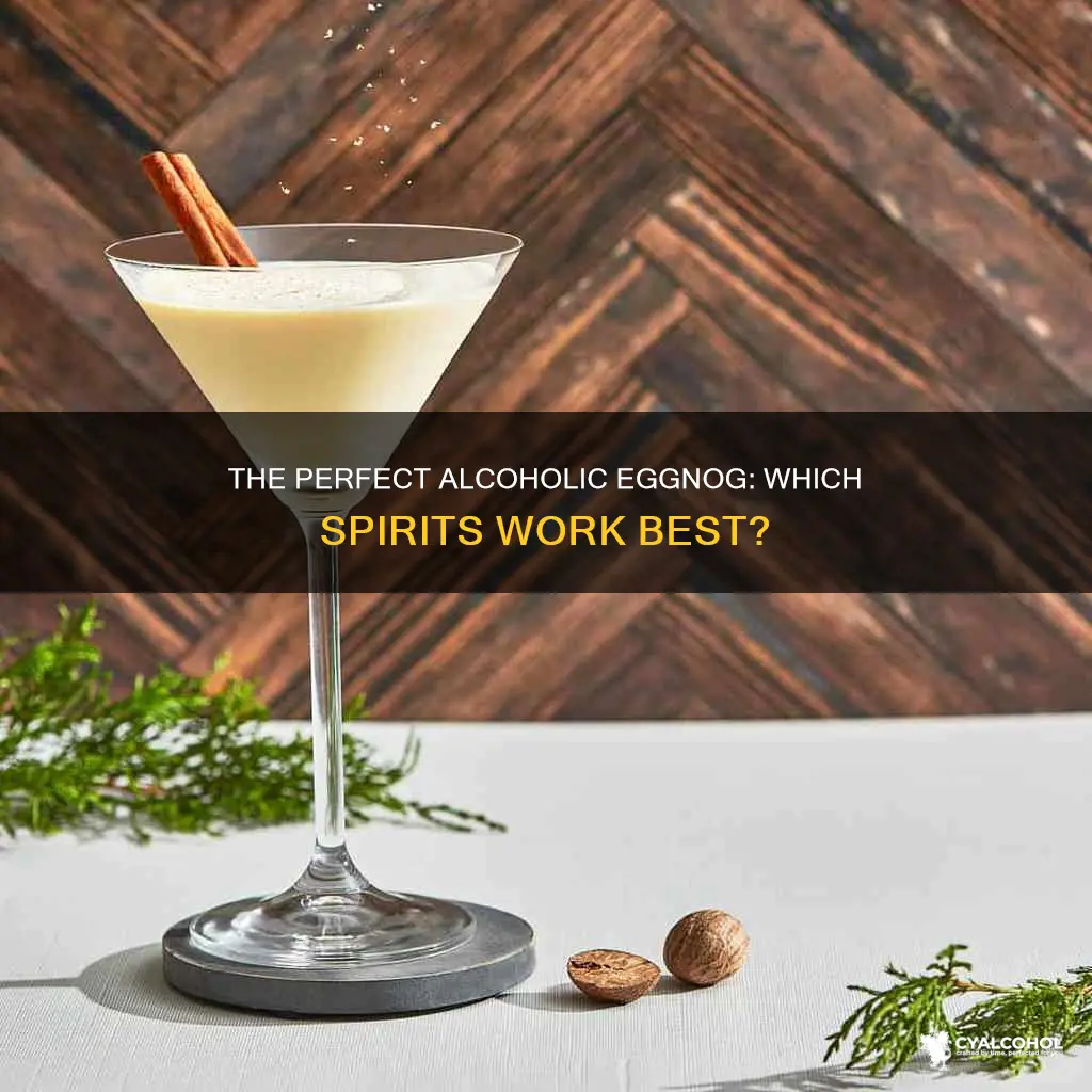what is the best alcohol to add to eggnog