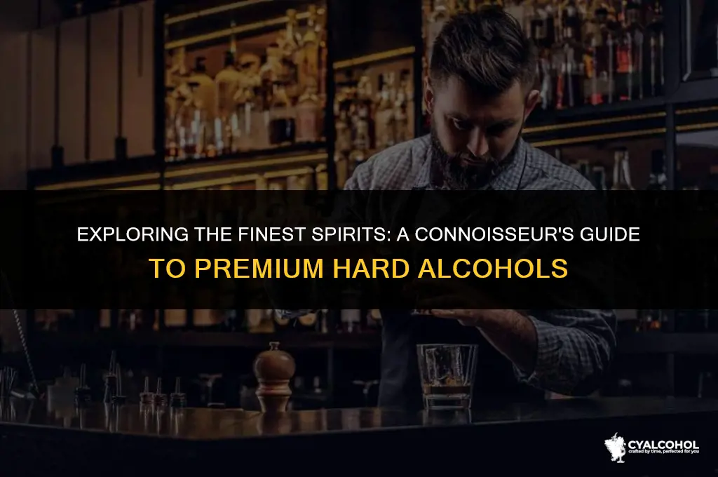 what is the best hard alcohol