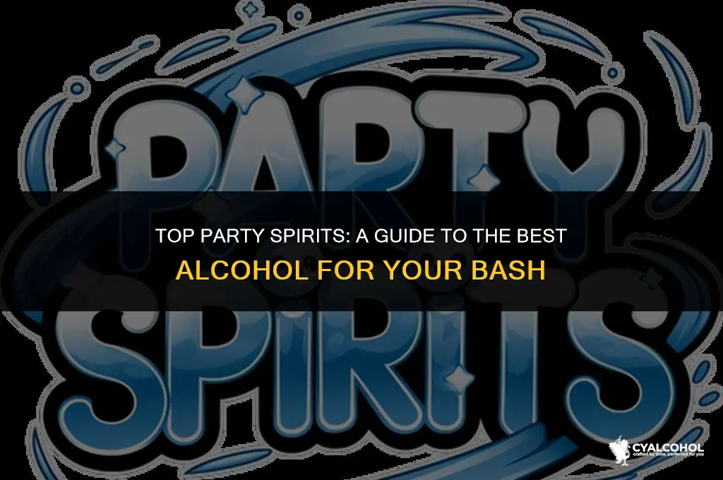 what is the best party alcohol