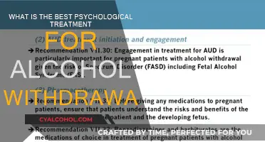 Effective Alcohol Withdrawal Treatment: Psychological Strategies