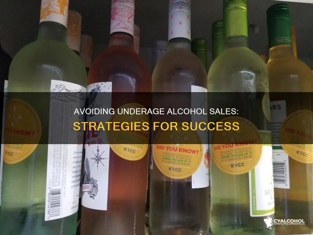 what is the best way the prevent underage alcohol sales