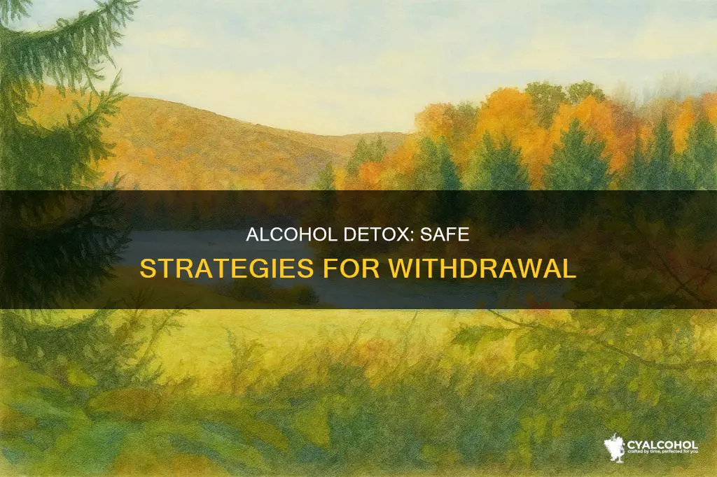 what is the best way to detox off alcohol