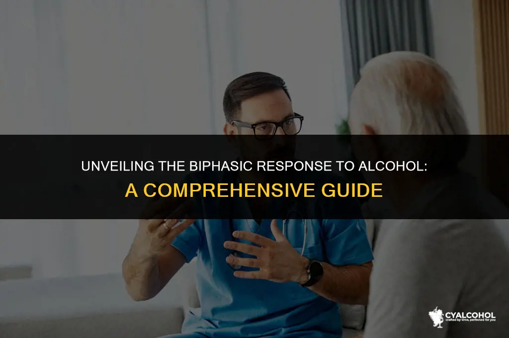 what is the biphasic response alcohol