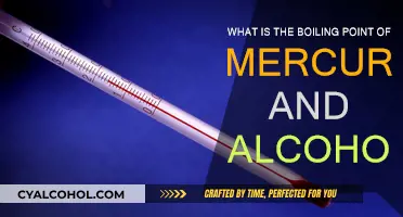 Mercury vs Alcohol: Boiling Point Comparison