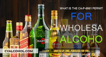 Alcohol Wholesaler's Guide: CA-P-6961 Permit