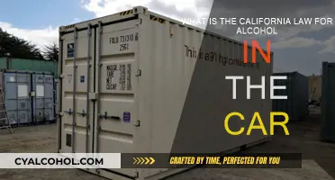 California's Alcohol Laws: What's Legal in Your Car?