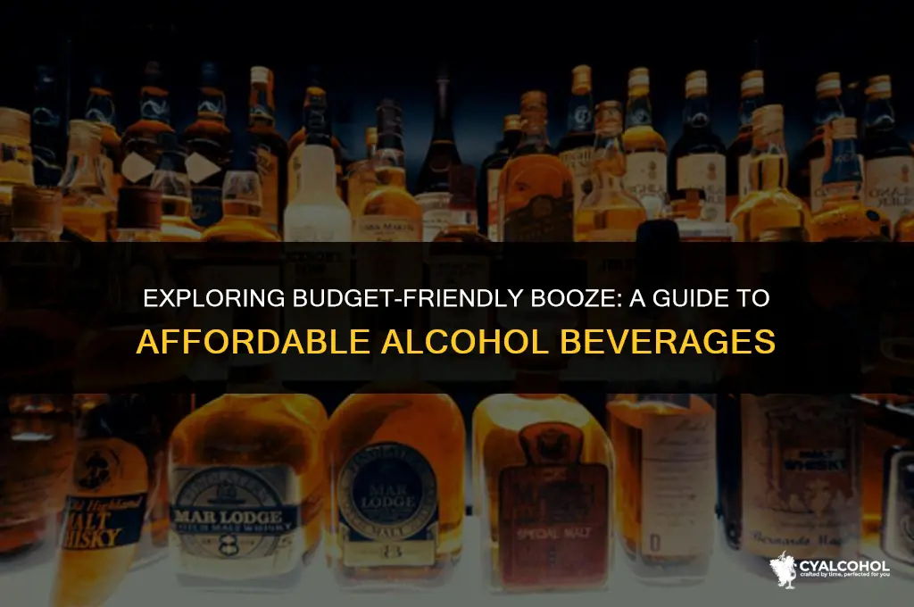 what is the cheapest alcohol beverage