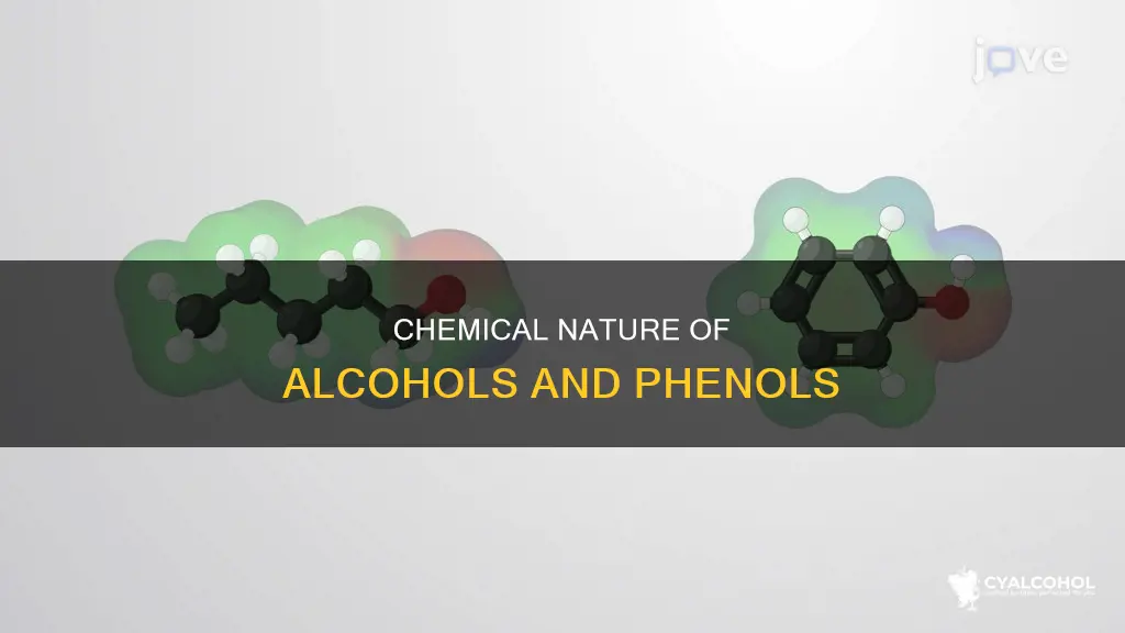 what is the chemical properties of alcohol and phenol