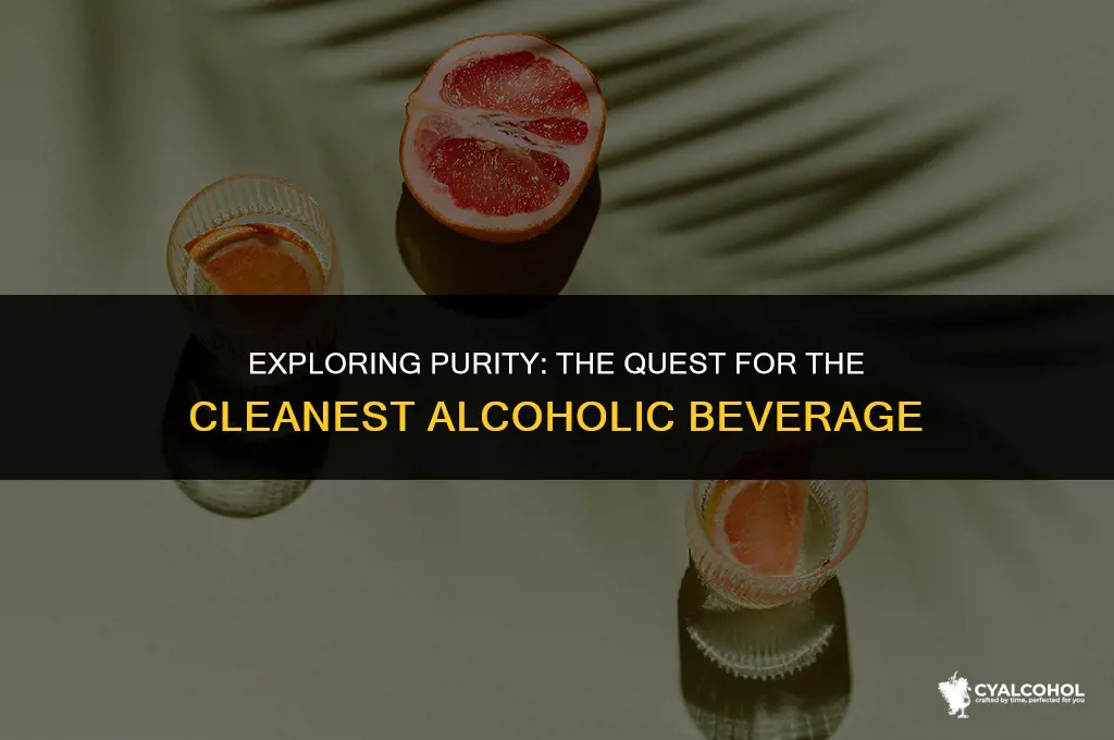what is the cleanest alcoholic beverage