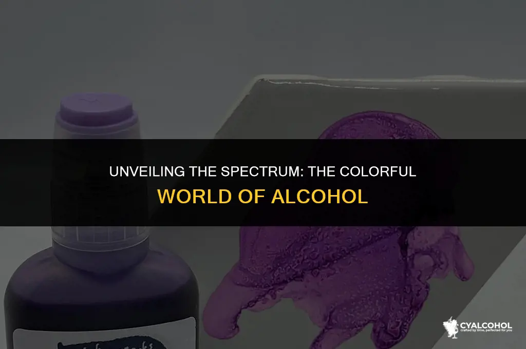what is the color of alcohol