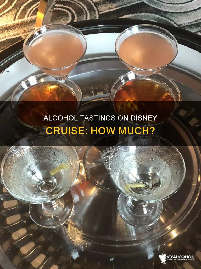 what is the cost of alcohol tastings on disney cruise