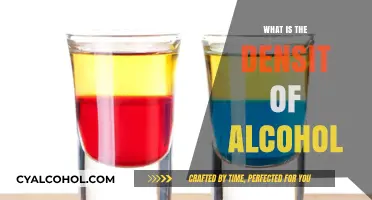 Exploring the Density of Alcohol: A Comprehensive Guide