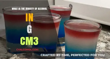 Alcohol Density: Understanding Its Mass and Volume