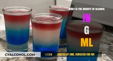 Alcohol Density: Understanding the Mass and Volume Relationship