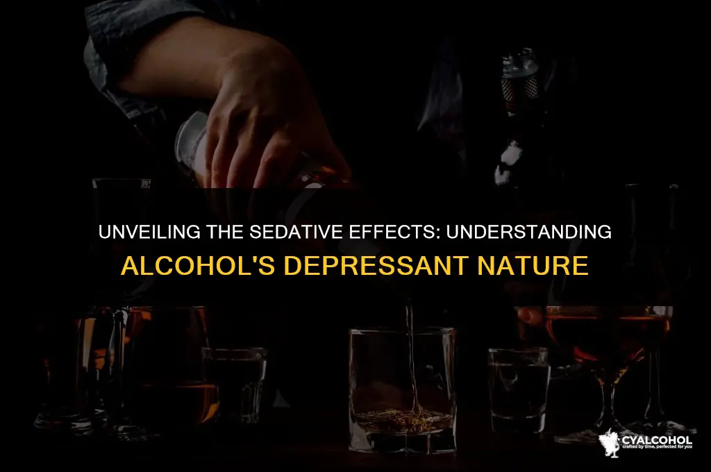 what is the depressant in alcohol