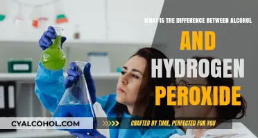 Alcohol vs. Hydrogen Peroxide: What's the Difference?