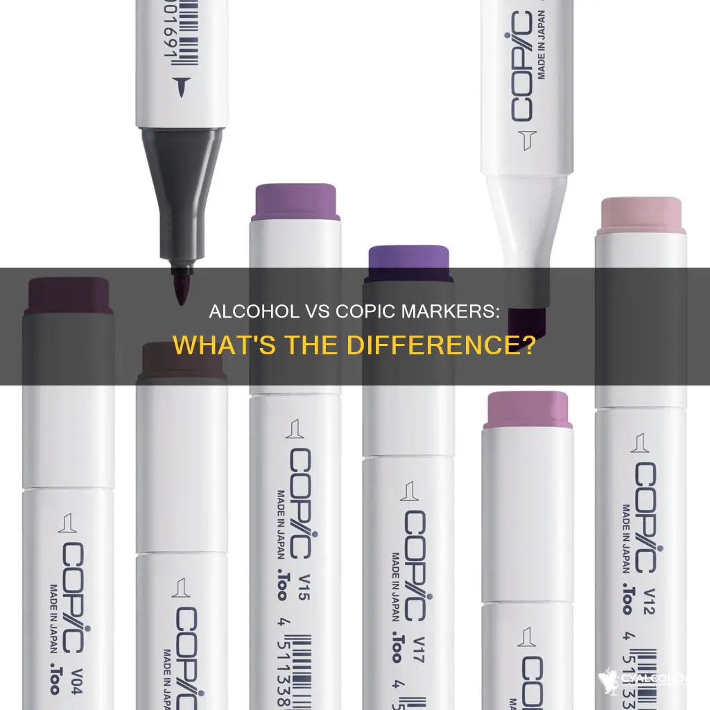 what is the difference between alcohol markers and copic markers