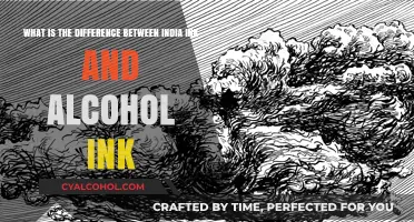 India vs Alcohol Ink: What's the Difference?