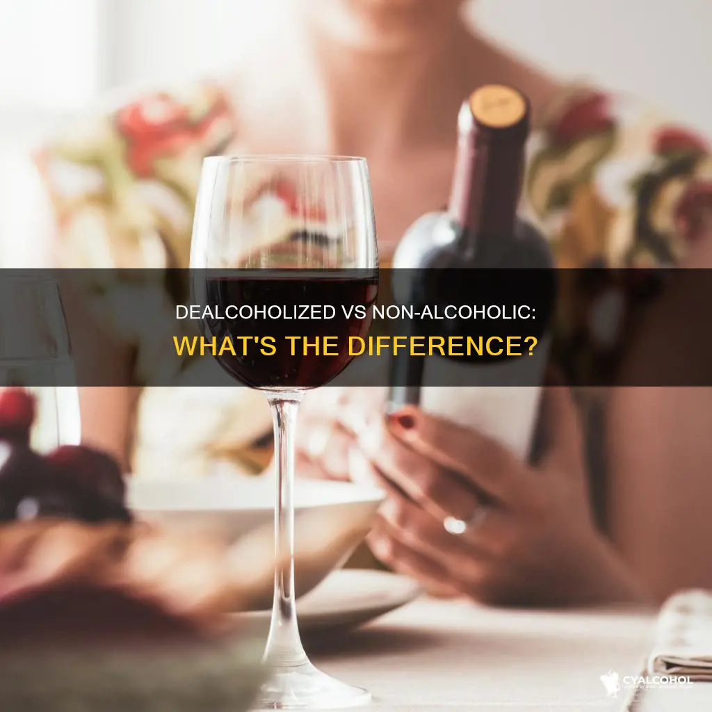 what is the difference between non alcoholic and dealcoholized