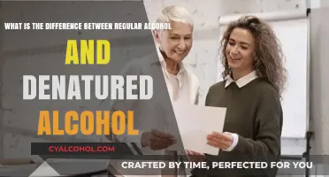 Regular vs Denatured Alcohol: What's the Difference?
