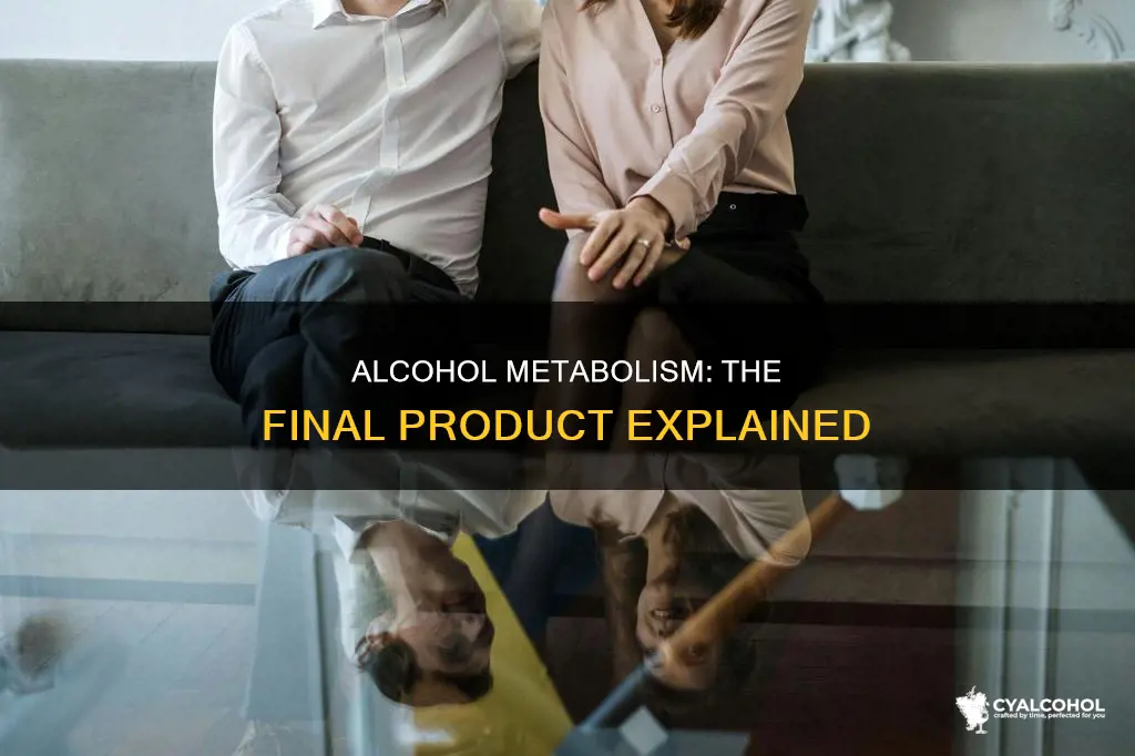 what is the final product of the metabolism of alcohol