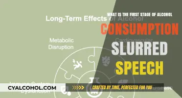 Alcohol's First Impact: Slurred Speech
