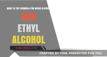 The Chemistry of Alcohol: Wood and Ethyl Formulas