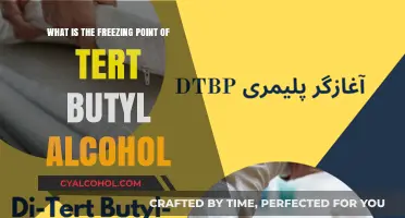 Freezing Tert-Butyl Alcohol: What's the Freezing Point?
