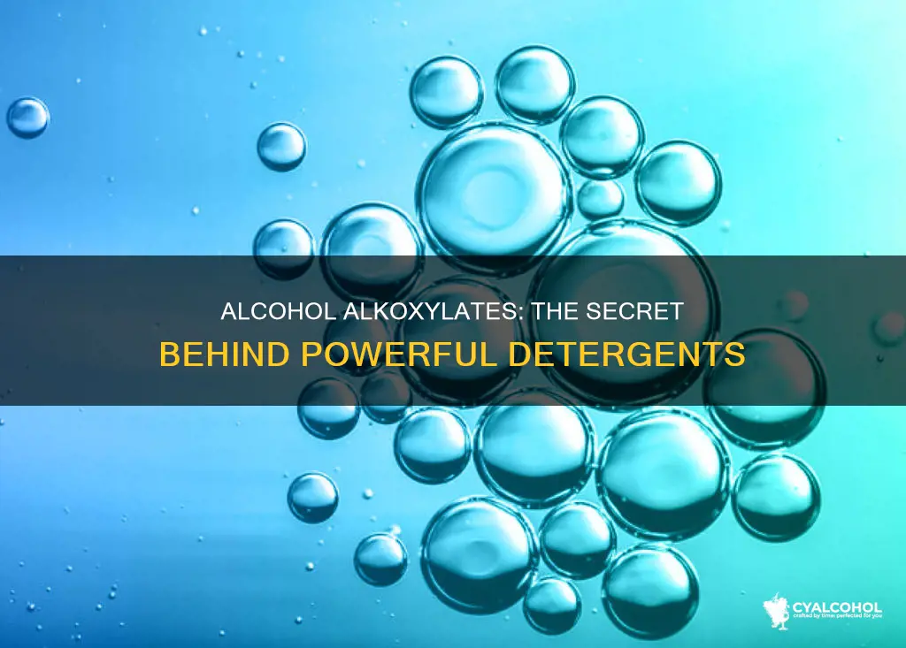 what is the function of alcohol alkoxylates in detergent