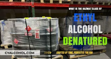 Hazmat Classification of Denatured Ethyl Alcohol Explained